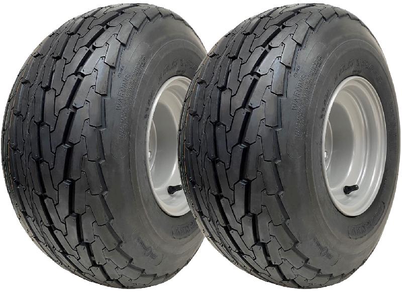18.5x8.50-8 Trailer Tire, roue 100 mm PCD Wanda Road Legal 425kg Charge (ensemble de 2)_0