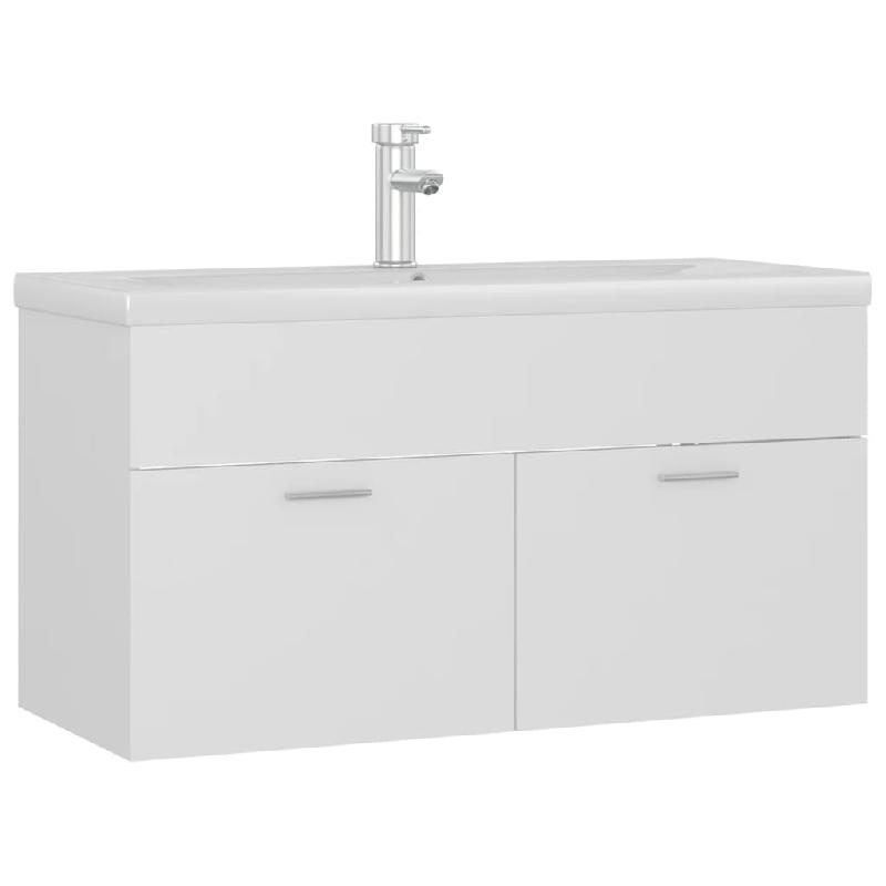 ARMOIRE D\'ÉVIER AVEC LAVABO INTÉGRÉ BLANC AGGLOMÉRÉ 02_0006424_0