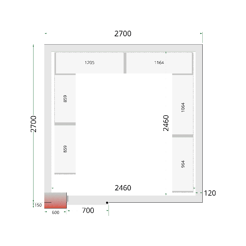 Panneaux de chambre froide 120 mm_0