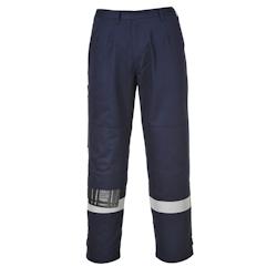 Portwest - Pantalon de travail anti-feu BIZFLAME PLUS Bleu Marine Taille XS - XS bleu FR26NARXS_0