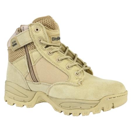 Chaussures Megatech - Nubuck et cuir, polyester haute résistance, semelle caoutchouc - 6'' One Zip - Percussion_0