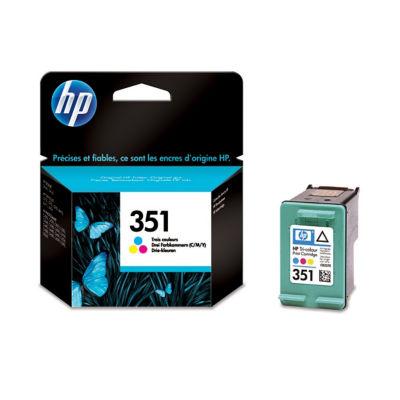 Cartouche HP 351 couleurs (cyan, magenta, jaune) pour imprimantes jet d'encre_0