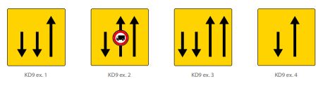 Panneau Type KD9 - Affectation de voies_0