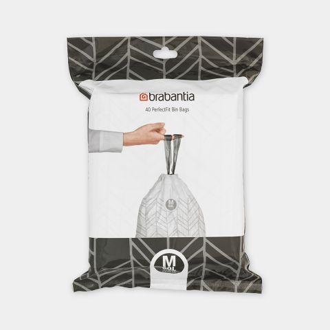 Sacs poubelle PerfectFit Bo 60 litres Code M - Distributeur 40 sacs Brabantia_0