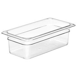 CAMBRO - 34CV1-335 - BAC COPOLYESTER GN 1/3 (17,6 x 32,5 cm) - profondeur 10 cm -(Camview BPA free) - Vente à l'unité - transparent plastique 34CV1-_0