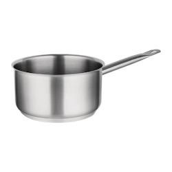 Casserole en inox avec couvercle Vogue 5L - inox EQSA605_0