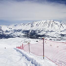 Filet Polyamide Tressé Noué pour ski - Estacade - Imputrescible et protégé U.V._0