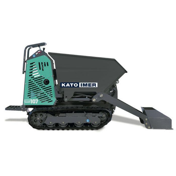 Mini transporteur diesel CARRY 107 CE avec benne, pelle chargeuse et voie variable - IMER - 0801/C0510101_0