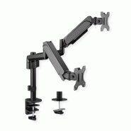VALUE Bras double LCD, 5 articulations, fixation sur table