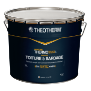 Peinture d'isolation thermique pour toiture thermo-réfléctif SRI 110% TSR 88%