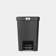 Poubelle à pédale StepUp 25 litres Dark Grey - Tri organisé et respectueuse de l'environnement