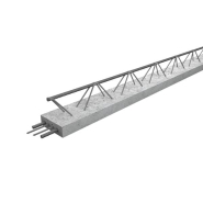 Poutrelle en béton 7 m à talon, précontraint avec raidisseurs treillis triangulaires exclusifs pour les planchers d'étage - RAID ST2H CE