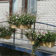 Jardinière suspendue pour tous types de barrières - VAD COLLECTIVITES