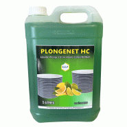 PLONGENET HC Liquide plonge citron haute concentration pour nettoyage vaisselle et ustensiles de cuisine - Détergent, Dégraissant, Concentré, Moussant