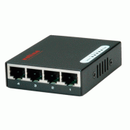 ROLINE Switch Gigabit Ethernet, Pocket, 4 ports