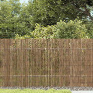Vidaxl clôture de jardin 500x80 cm roseau 365757
