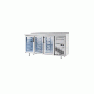 Arrière-bar réfrigérée 3 portes vitrées INFRICO - inox AISI 304 - 520 litres - FMPP2000CR