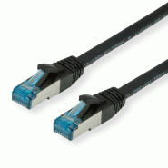 Cordon VALUE Cat.6A (Classe EA) / 10 Gigabit S/FTP, LSOH, noir, 5 m