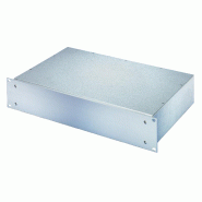 SCHROFF MultipacPRO 19&quot; Châssis, Acier, AlZn, Plain Top and Base, 2 U, 340 mm