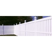 Millbrook - clôtures - certainteed - taille de piquet nervuré de 7/8 po x 6 po - deux couleurs : blanc et amande