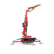 Mini-grue araignée mobile et compacte - Charge 3000kg, hauteur de levage 16.4m - C6e