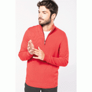 Pull 1/4 zip homme -  Réf: K970