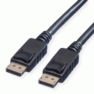 Value câble displayport, dp m - dp m, lsoh, noir, 5 m
