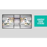 Adhésifs de vitrine