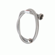 Flexible inox ø9mm intérieur m-f 3/8&quot;(12/17) - 1/2&quot; (15/21) longueur 100cm