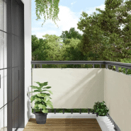 Vidaxl écran d'intimité de jardin blanc 700x75 cm pvc 4005400