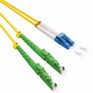 Roline câble fo duplex 9/125µm, os2, lsh apc / lc upc, lsoh, jaune, 3 m