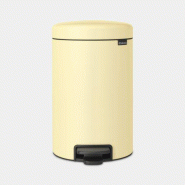 Poubelle à pédale newIcon 12 litres - Mellow Yellow - Brabantia - Design intemporel et pratique