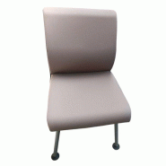 Chaise 4 pieds Think Steelcase d'occasion - sans accoudoirs - tissu - pour espaces de collectivités