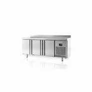 Desserte réfrigérée positive 3 portes adossée INFRICO BMPP2000II - groupe tropicalisé 40°C - tout inox AISI304 - contrôleur numérique tactile IP65