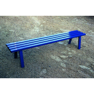 Banc de Touche - Ref : 72104 - longueur 2.50m - aluminium plastifié