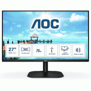 AOC B2 27B2H/EU LED display 68,6 cm (27&quot;) 1920 x 1080 pixels Full HD Noir