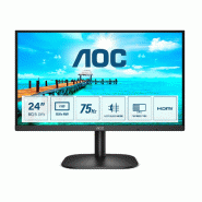 AOC B2 24B2XHM2 écran plat de PC 60,5 cm (23.8&quot;) 1920 x 1080 pixels Full HD LCD Noir