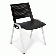 Chaise visiteur empilable So Caserte - P01, Sans option, Sans