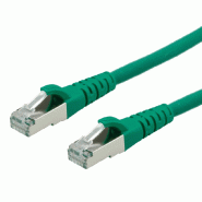 Cordon Cat.6A (Class EA) FTP AWG26, vert, 5 m