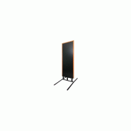 Panneau trottoir grand vent sur 3 ressorts - 180 x 65 cm - Référence : PFN473OR