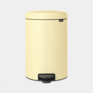 Poubelle à pédale NewIcon 20 litres Mellow Yellow - Brabantia UGS233821