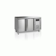 Desserte réfrigérée négative 2 portes centrale - TEFCOLD - GN1/1 - Inox - 272L