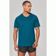 T-shirt de sport à col rond recyclé homme -  Réf: PA4012