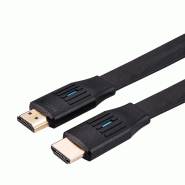 VALUE Câble HDMI 8K (7680 x 4320) avec Ethernet, plat, M/M, noir, 3 m
