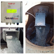 Débitmètre hydraulique gravitaire GRAVIFLOW CLAP-17 - DN1200 - Précision élevée dès faibles débits