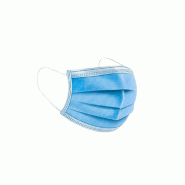 Masque médical jetable - 3 couches - Pack de 50 ex - Réf: RV004X - Norme EN 14683-2019 TYPE IIR