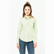 Chemise popeline polycoton entretien facile femme -  Réf: K549