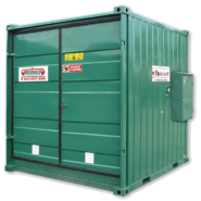 Container de stockage robuste et solide pour produits phytosanitaires de 11,5m3