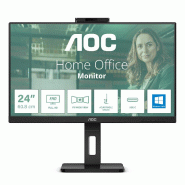 AOC 24P3CW écran plat de PC 60,5 cm (23.8&quot;) 1920 x 1080 pixels Full HD LED Noir