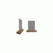 Porte menu de table en bois avec plexi A5 - Lot de 2 - Référence : PFN57PIN-PLEXIA5